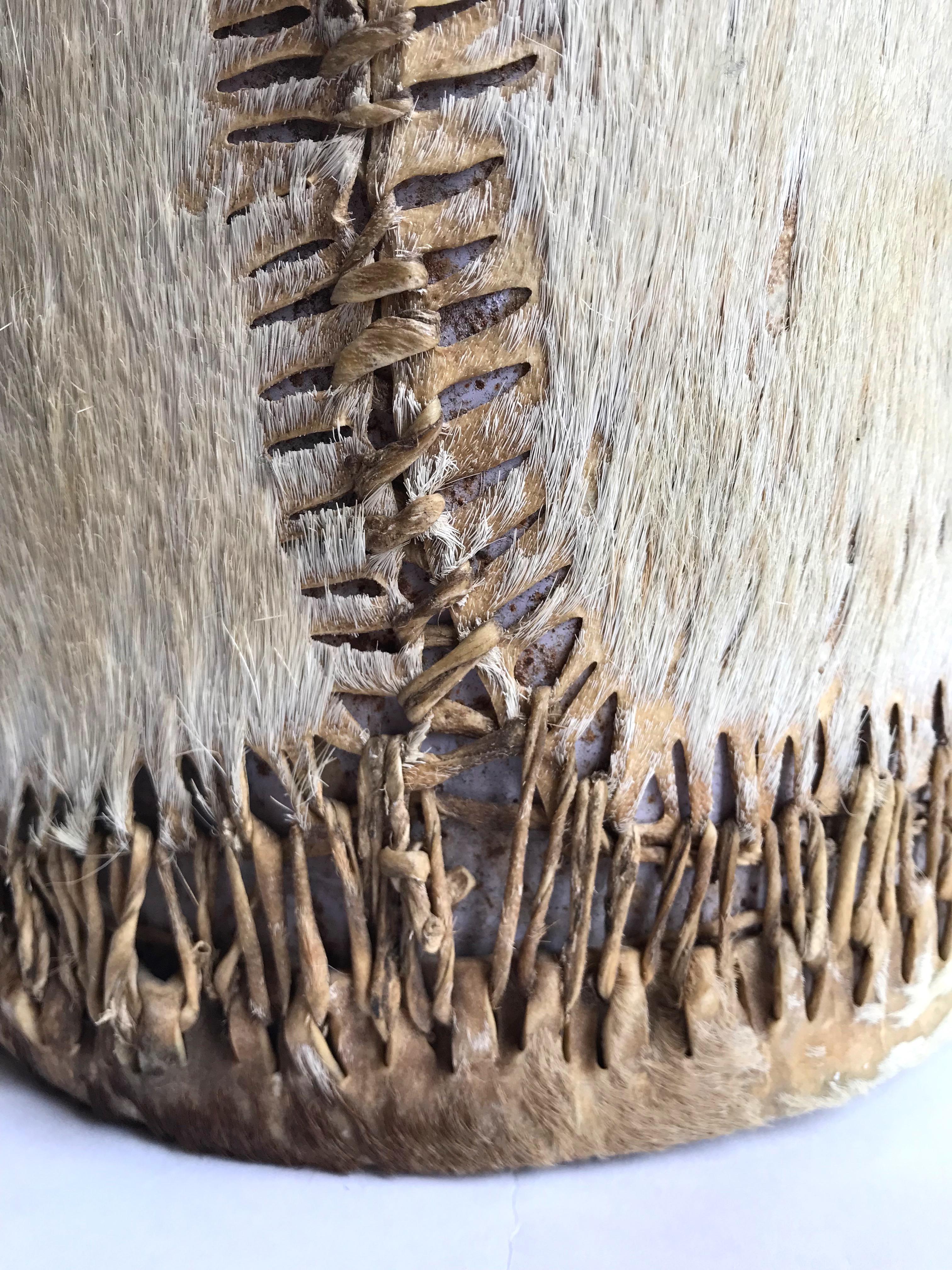 Hide Late 19th Century Native American Drum