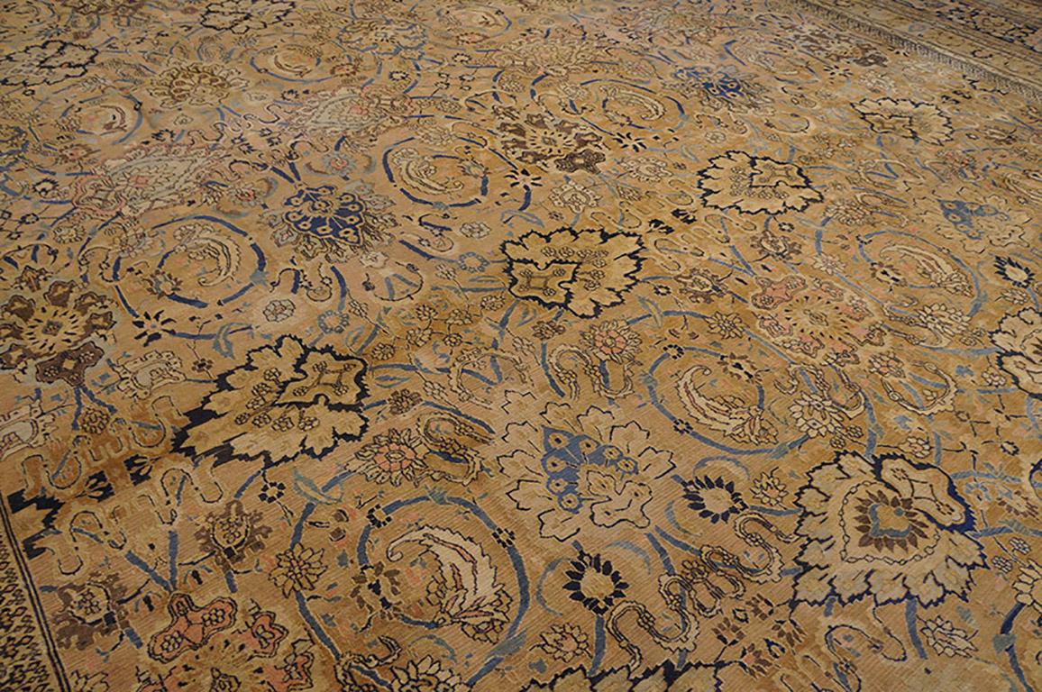 Late 19th Century N.E. Persian Khorasan Moud Carpet (20'3