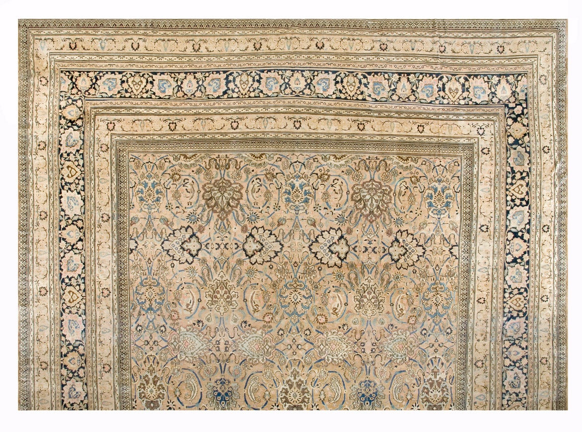 Late 19th Century N.E. Persian Khorasan Moud Carpet (20'3" x 30'4" - 618 x 925)