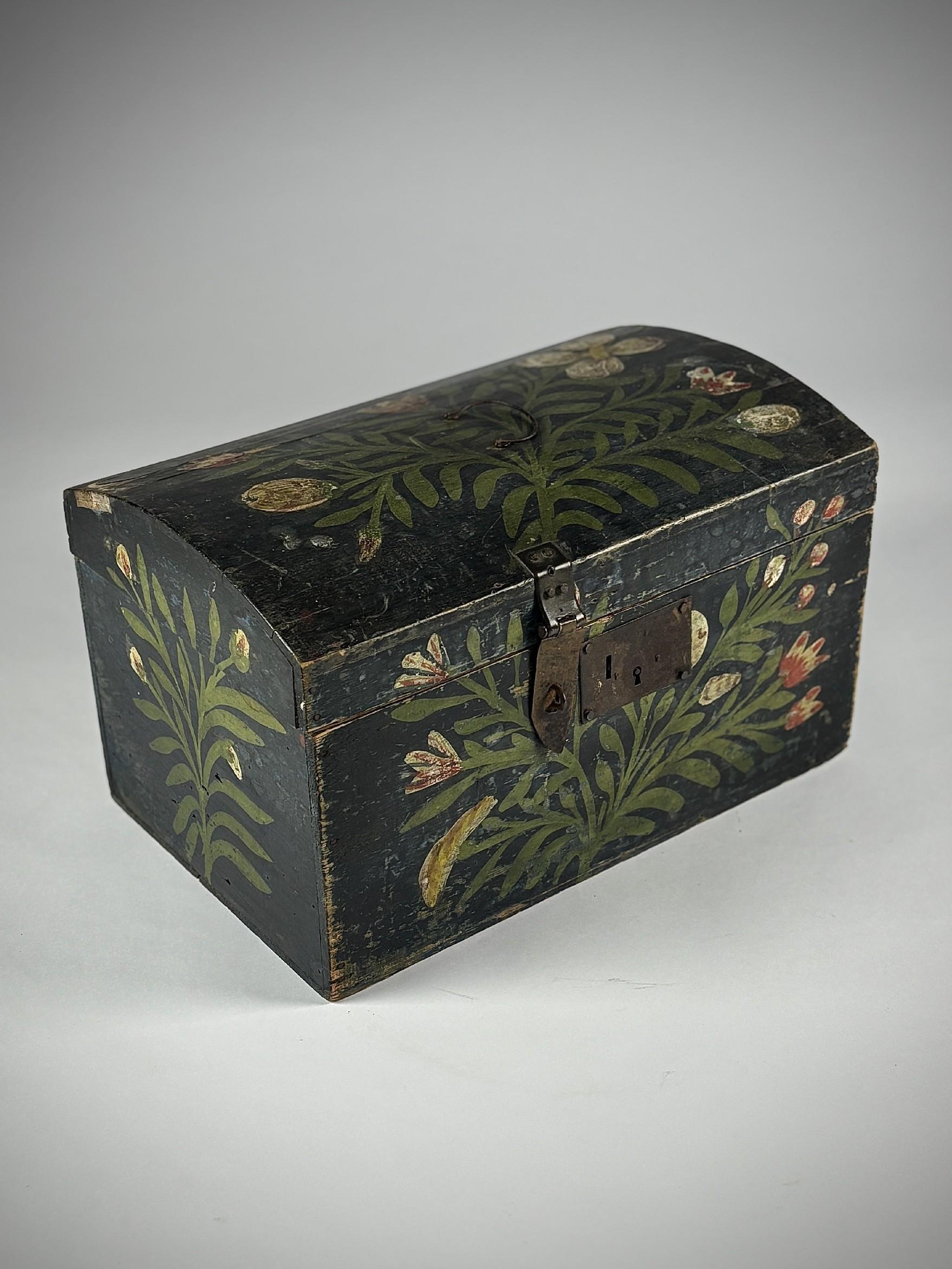 French Late 19th Century Normandy Marriage Box For Sale