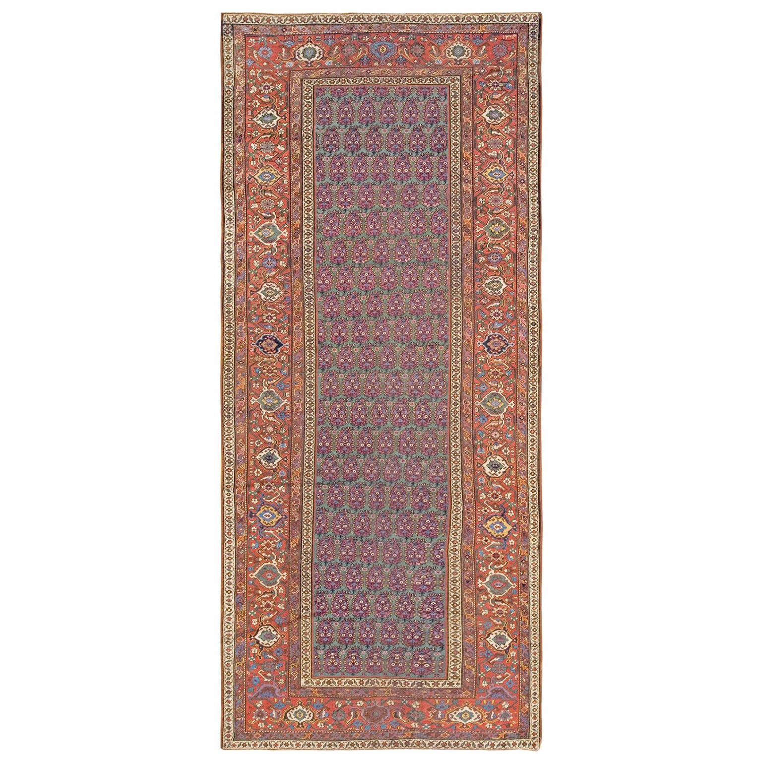 Fine del XIX secolo N.W. Tappeto persiano ( 4'8" x 11' - 143 x 335 )