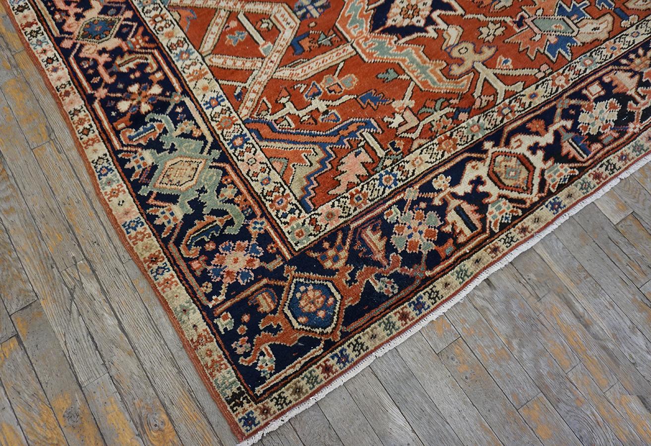 Fine del XIX secolo N.W. Tappeto Persiano Heriz ( 8'3'' x 11'6'' - 250 x 350 cm ) in vendita 1