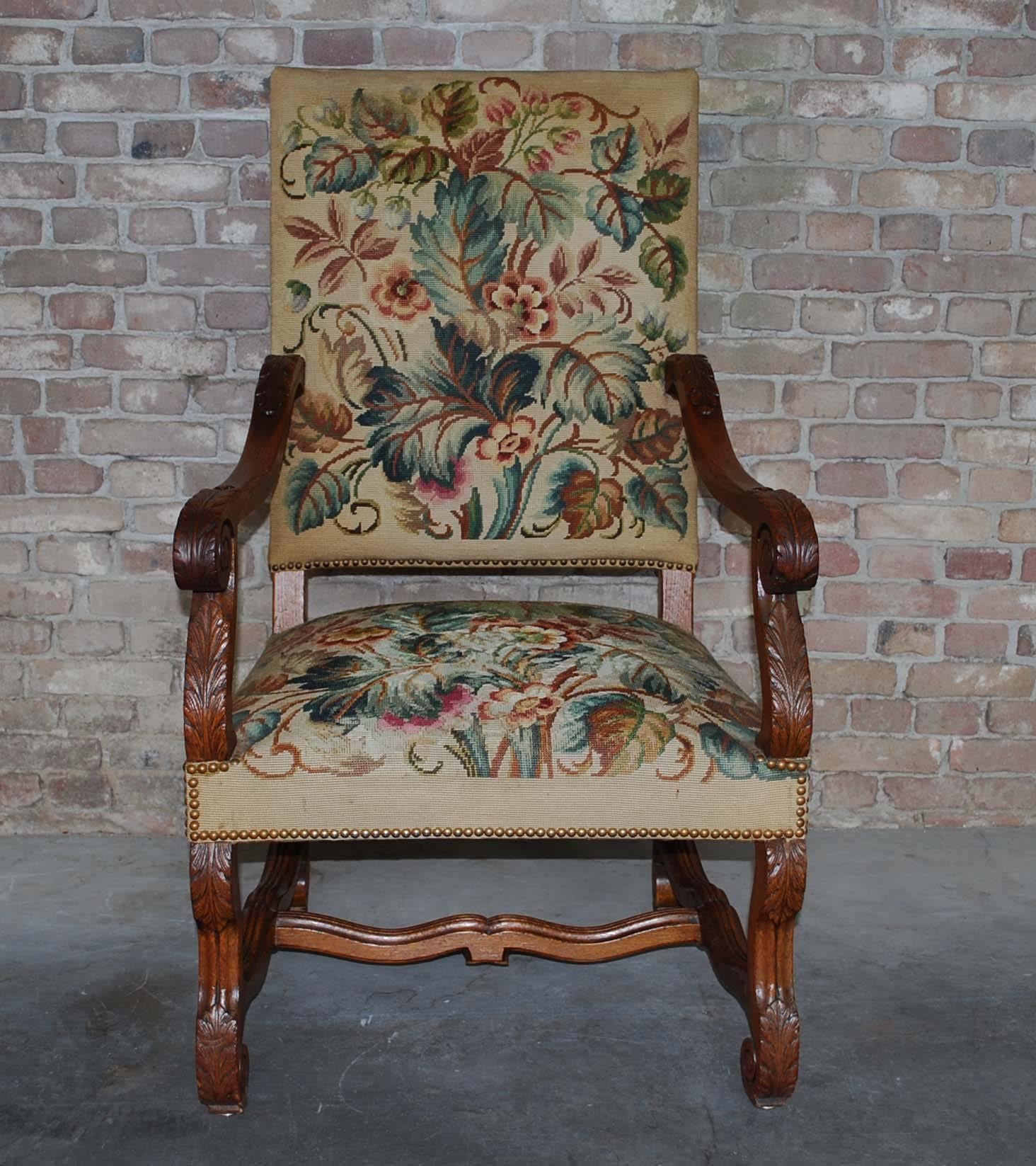 needlepoint chairs for sale