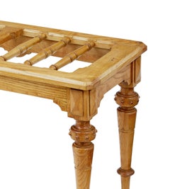 Late 19th Century Oak Arts & Crafts Luggage Stand