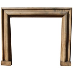 Late 19th Century Oak Bolection Fire Surround