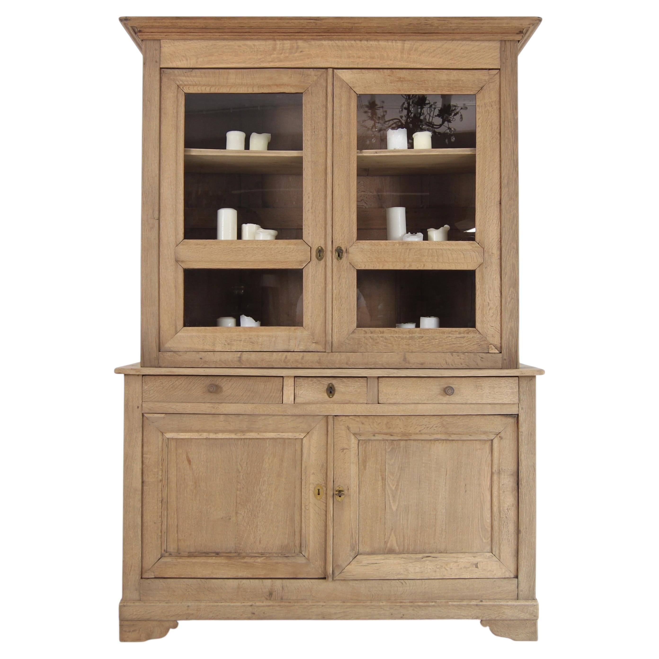 Late 19th Century Oak Buffet Cabinet