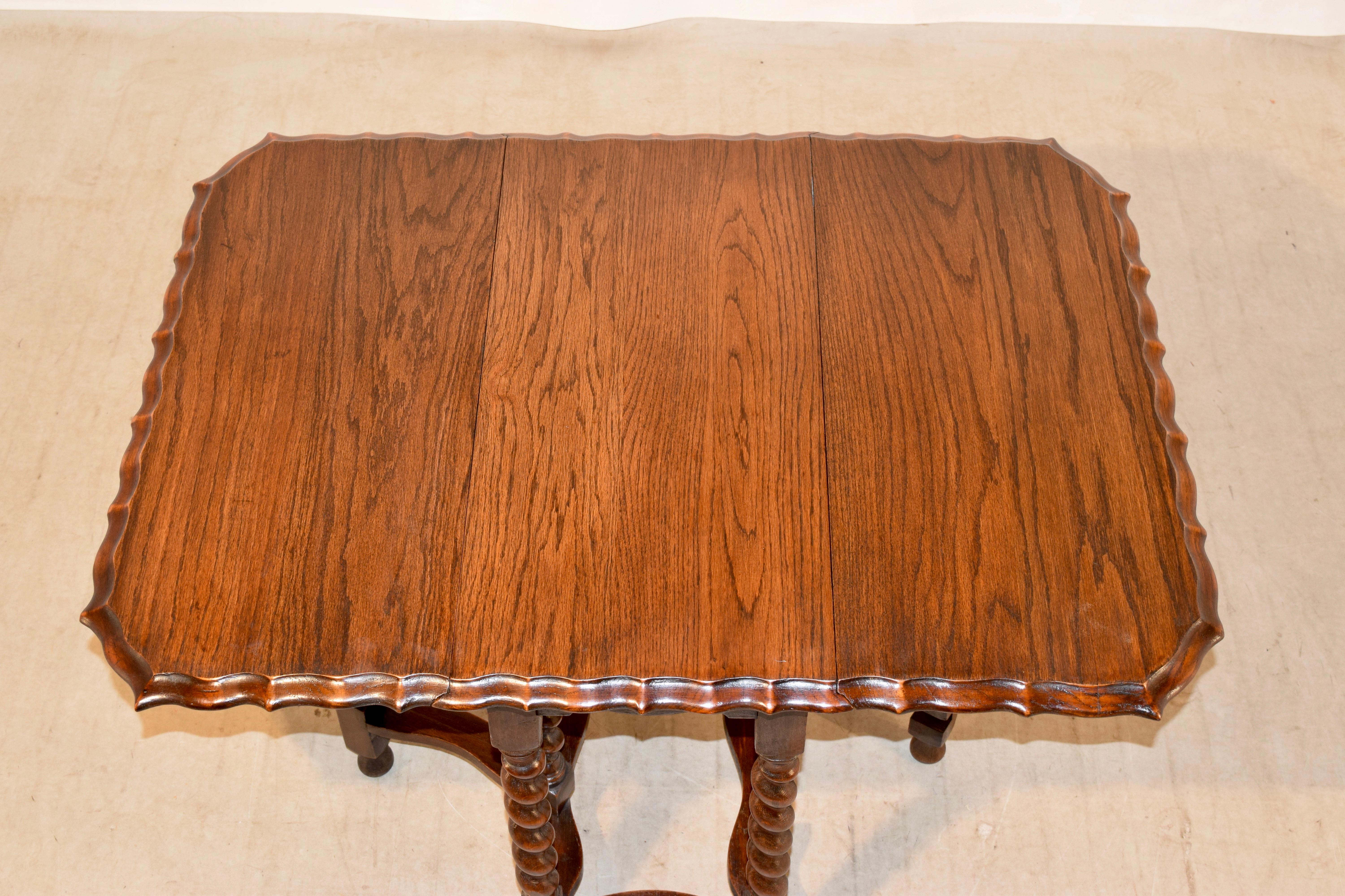 Late 19th Century Oak Gate-Leg Table For Sale 2