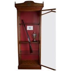 Late 19th Century Oak Gun Cabinet