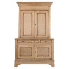 Late 19th Century Oak Louis Philippe Buffet Cabinet
