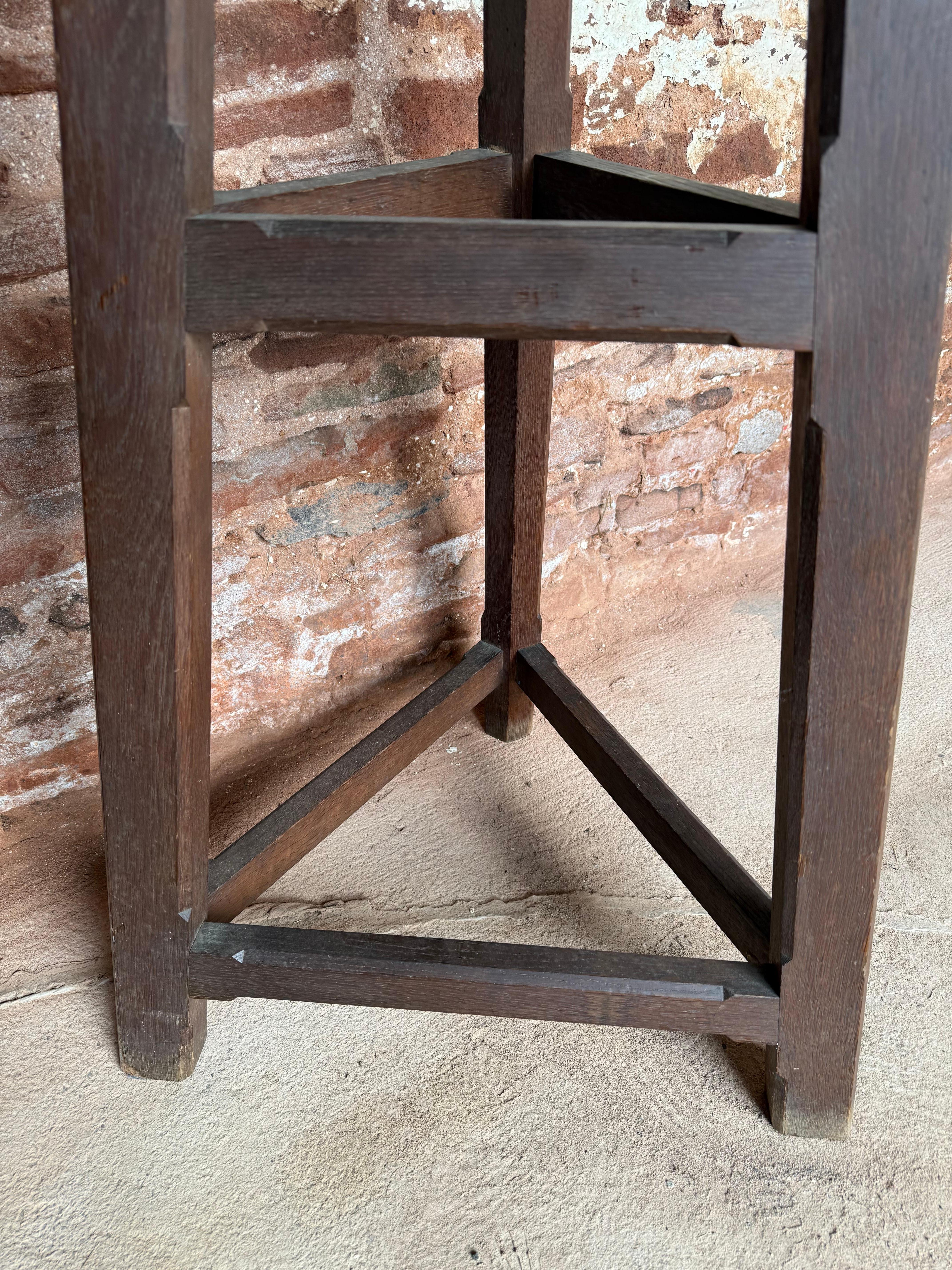 Cavalletto per scultori in quercia della fine del XIX secolo in vendita 4