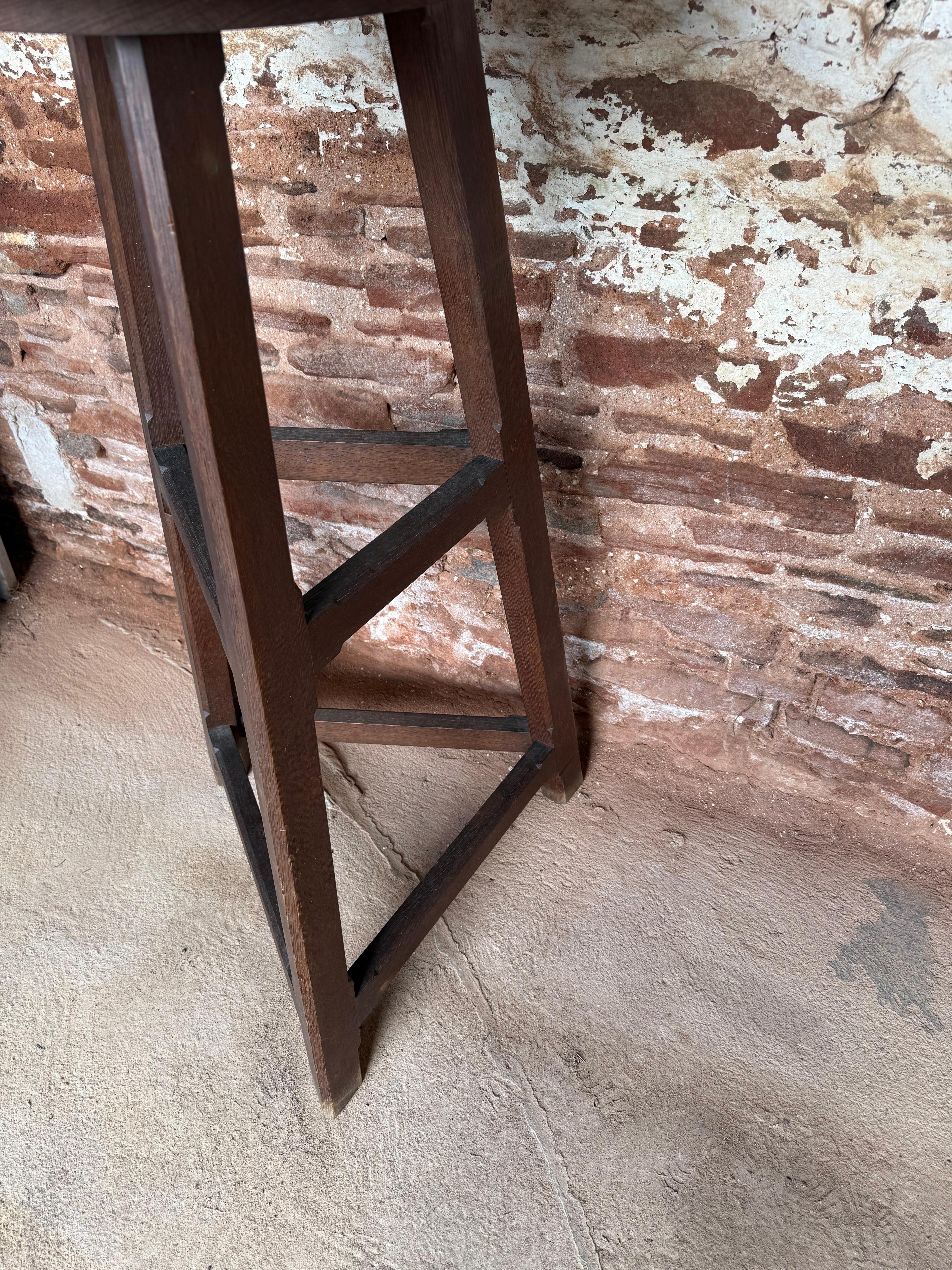 Quercia Cavalletto per scultori in quercia della fine del XIX secolo in vendita