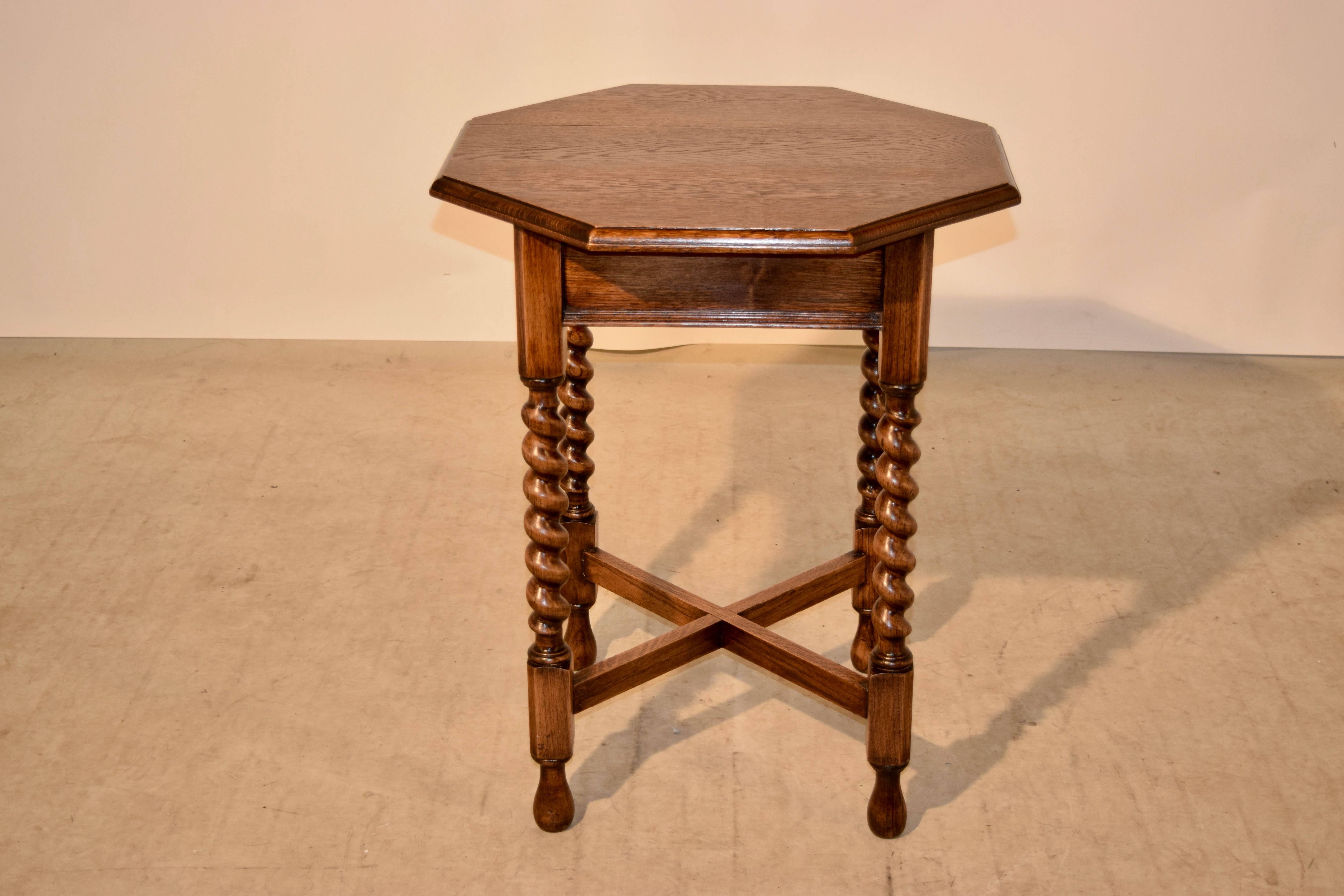 Victorian Late 19th Century Octagonal Table