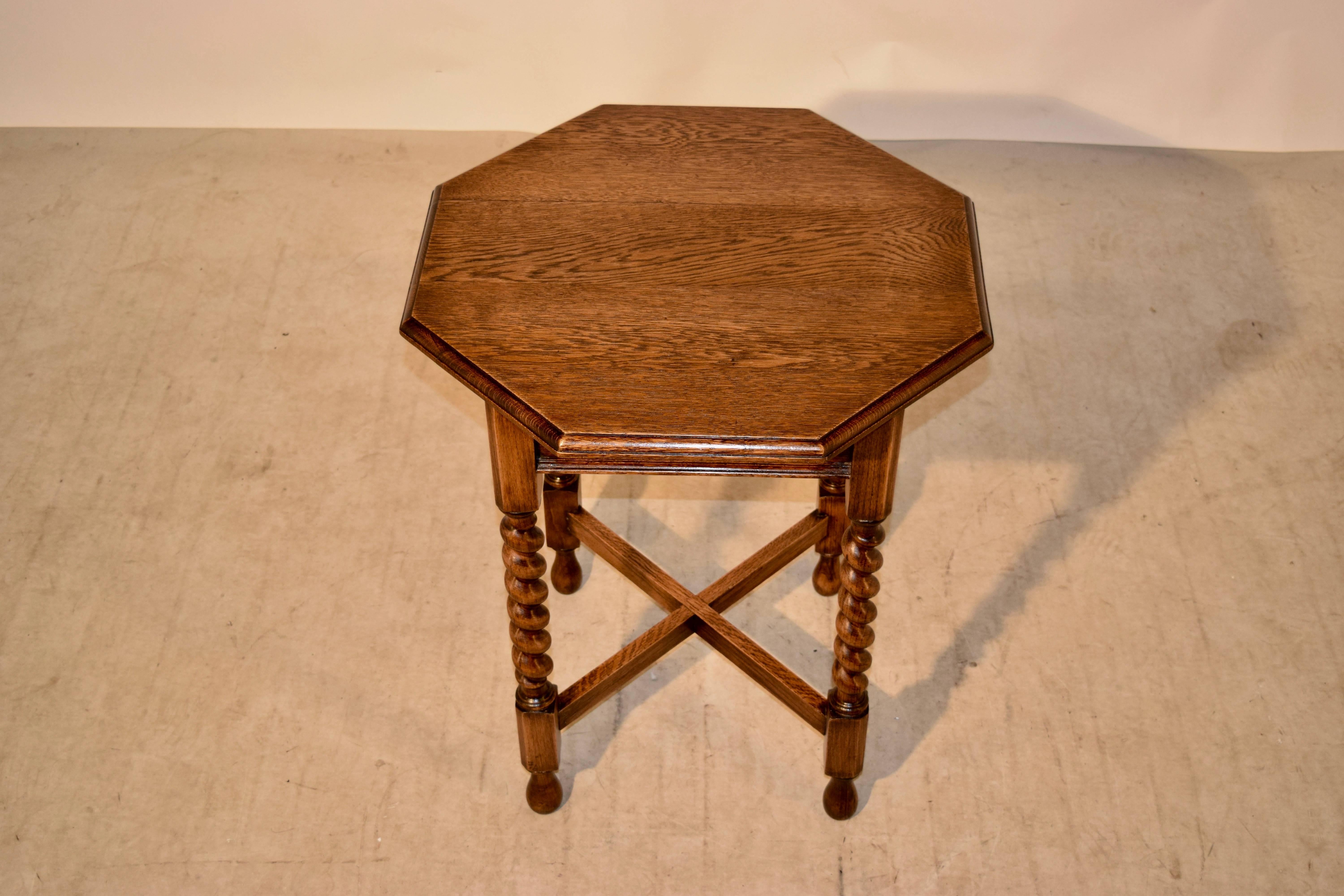 English Late 19th Century Octagonal Table