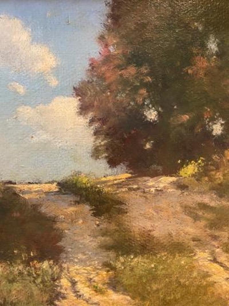 American Late 19th Century Oil on Canvas Painting of Landscape by De Lancey Walker Gill For Sale