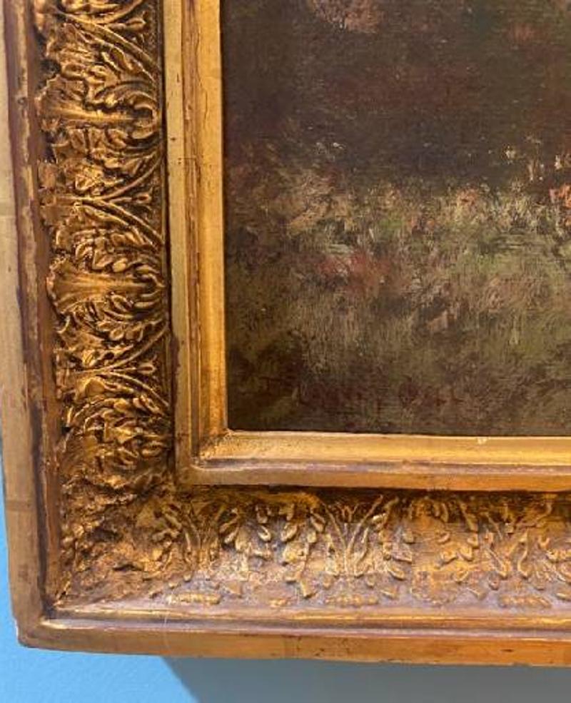 Late 19th Century Oil on Canvas Painting of Landscape by De Lancey Walker Gill For Sale 3