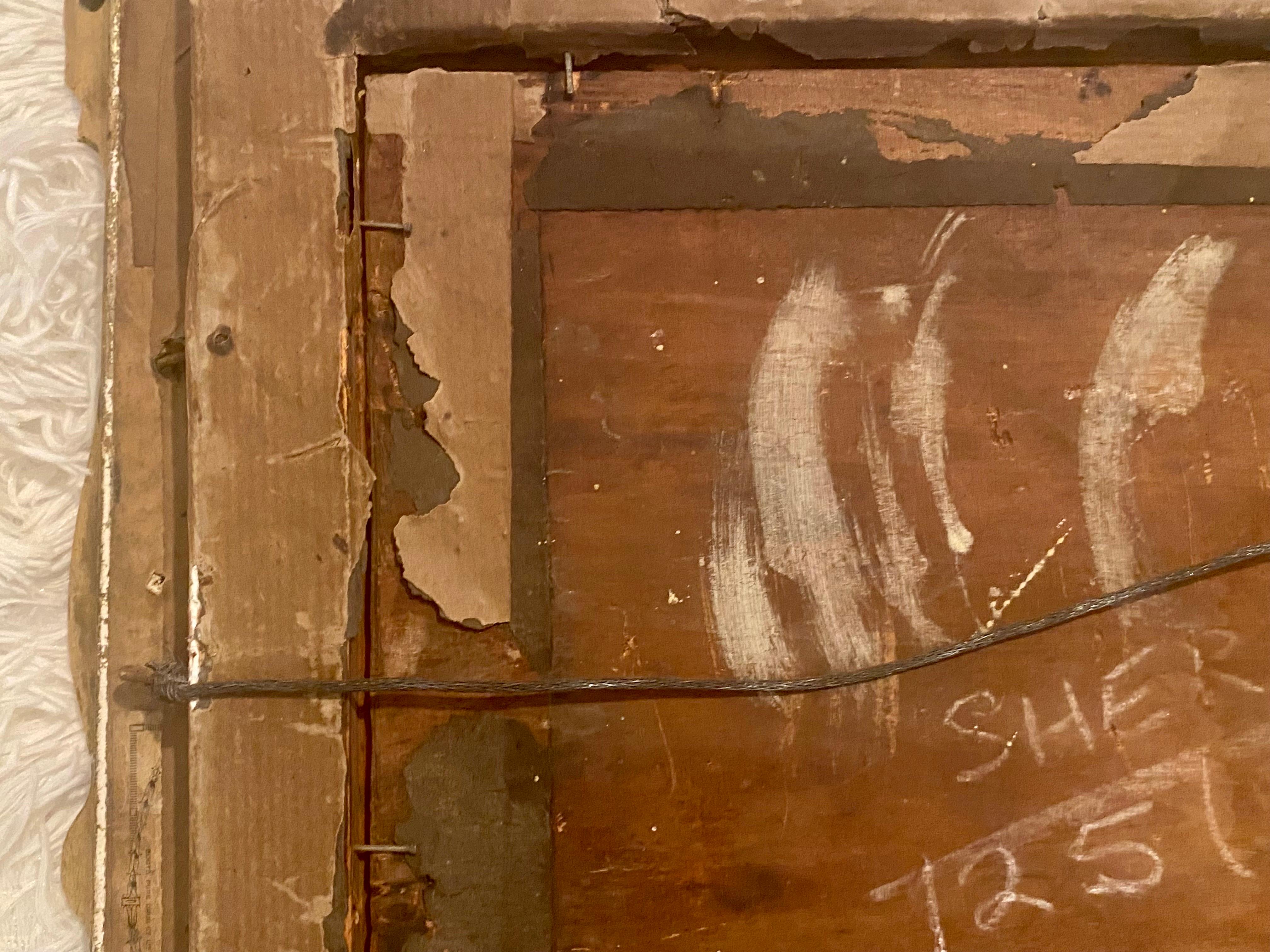 Fin du 19e siècle - Huile sur toile - Peinture de terrasse d'Oliver Rhys, signée en vente 6