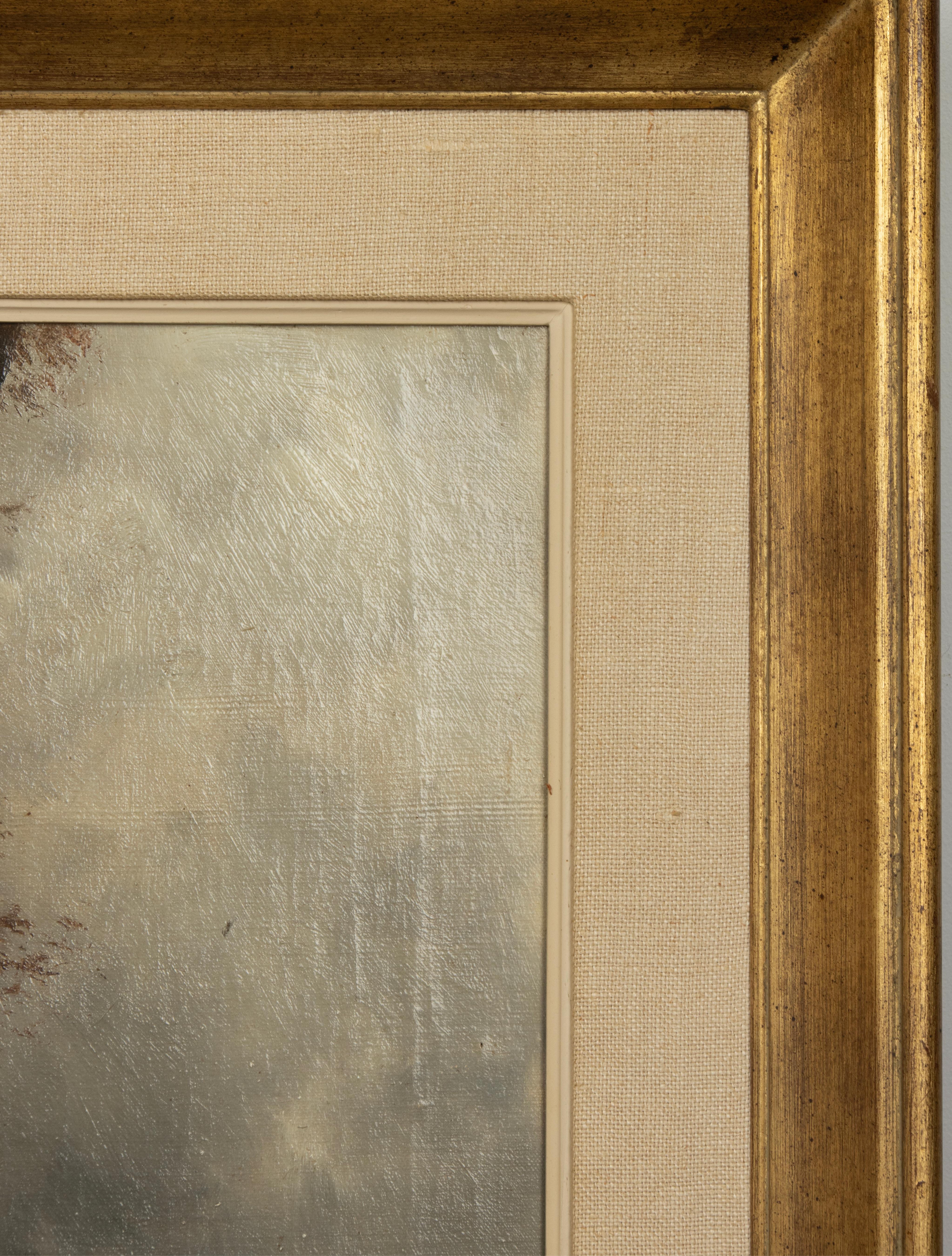 Late 19th Century Oil painting Hunting dogs by Henry Schouten 8