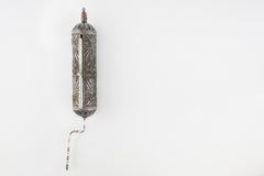 Late 19th Century Ottoman Empire Silver Megillah Case and Esther Scroll