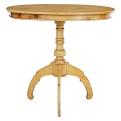 Late 19th Century Oval Birch Occasional Table Late 19th Century Oval Birch Occasional Table
