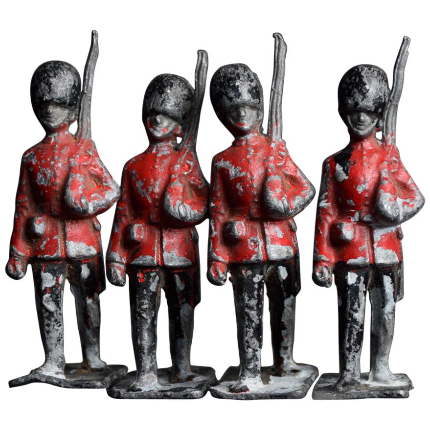 Late 19th Century over Sized English Lead Toy Soldiers