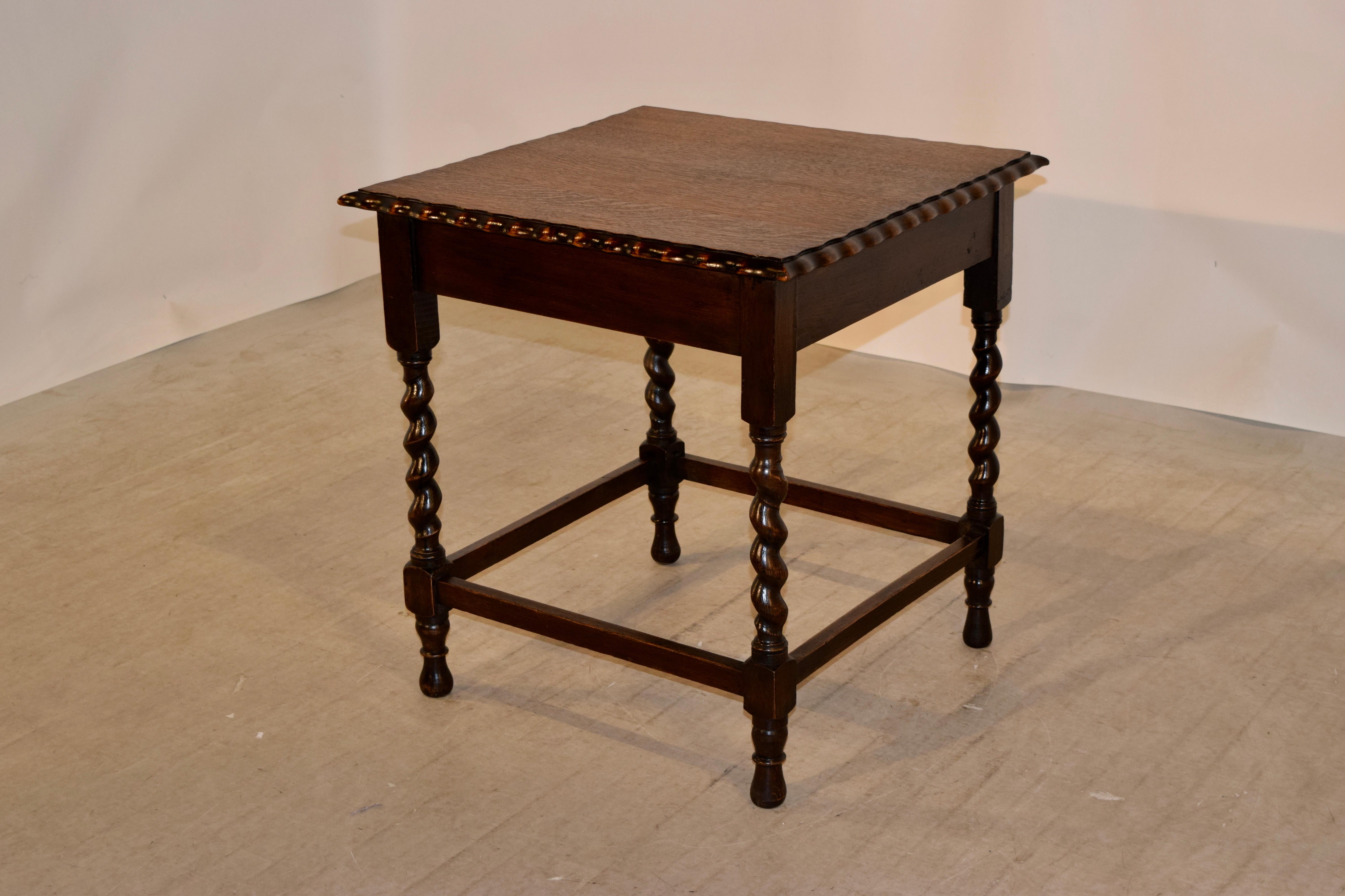 English Late 19th Century Oversized Side Table