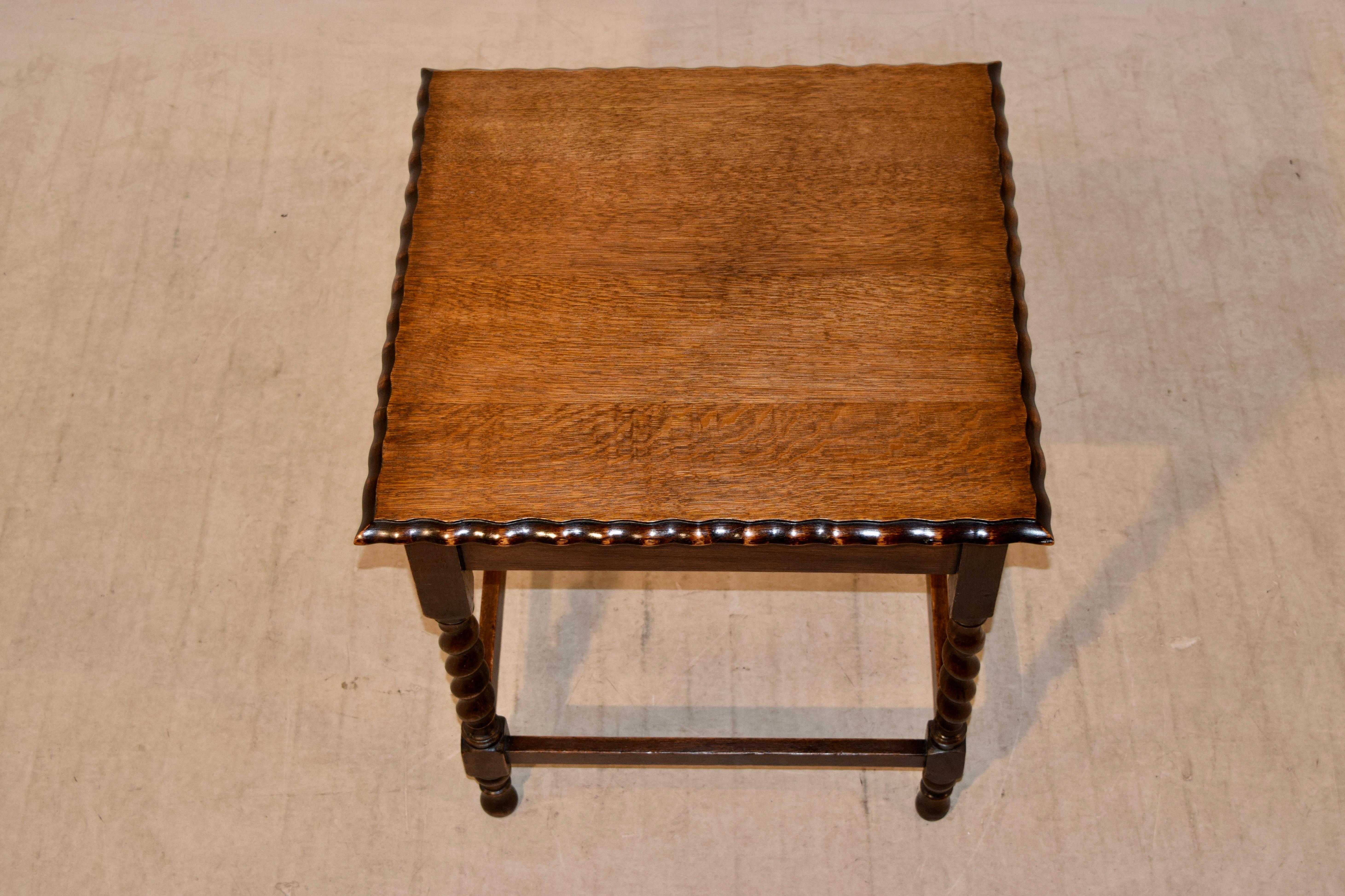 Late 19th Century Oversized Side Table 1