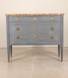 Late 19th Century Painted Commode in the Louis XVI Style