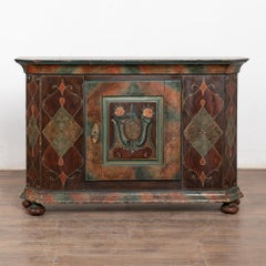 Late 19th Century Painted Narrow Console Sideboard