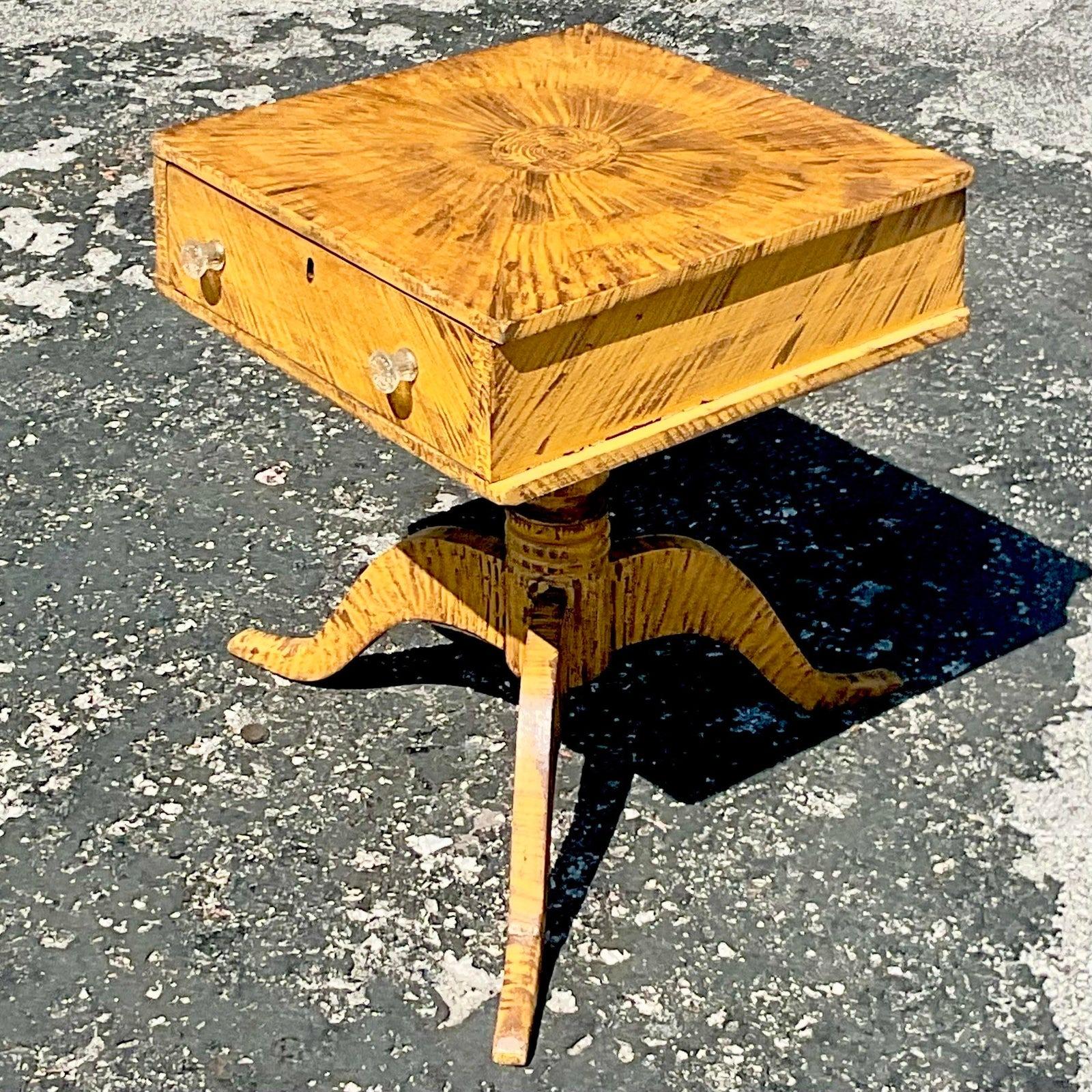 Late 19th Century Painted Side Table For Sale 2