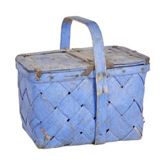 Late 19th Century Painted Swedish Fruit Basket