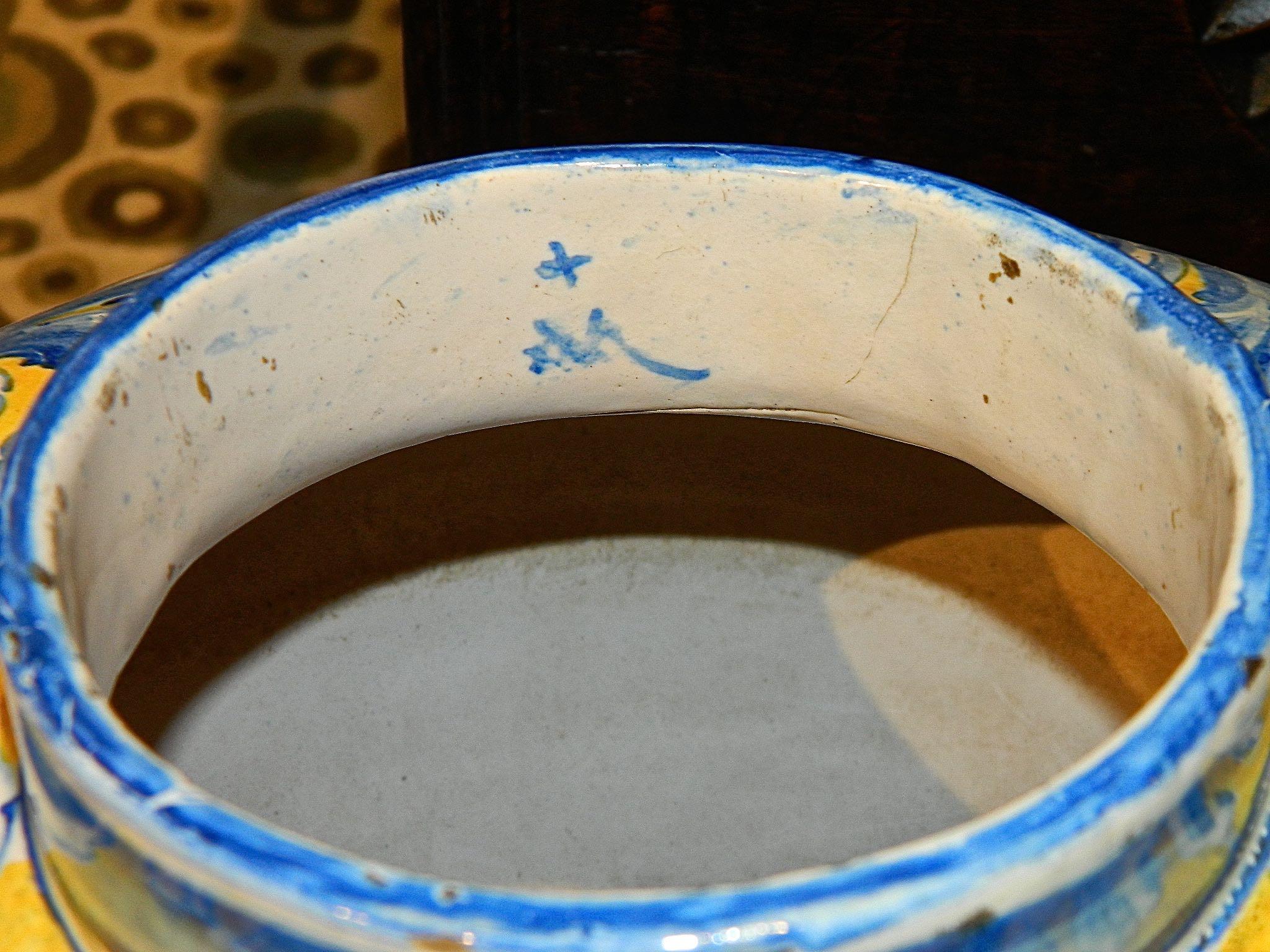 Late 19th Century Painted Talavera Majolica Jar from Spain 5