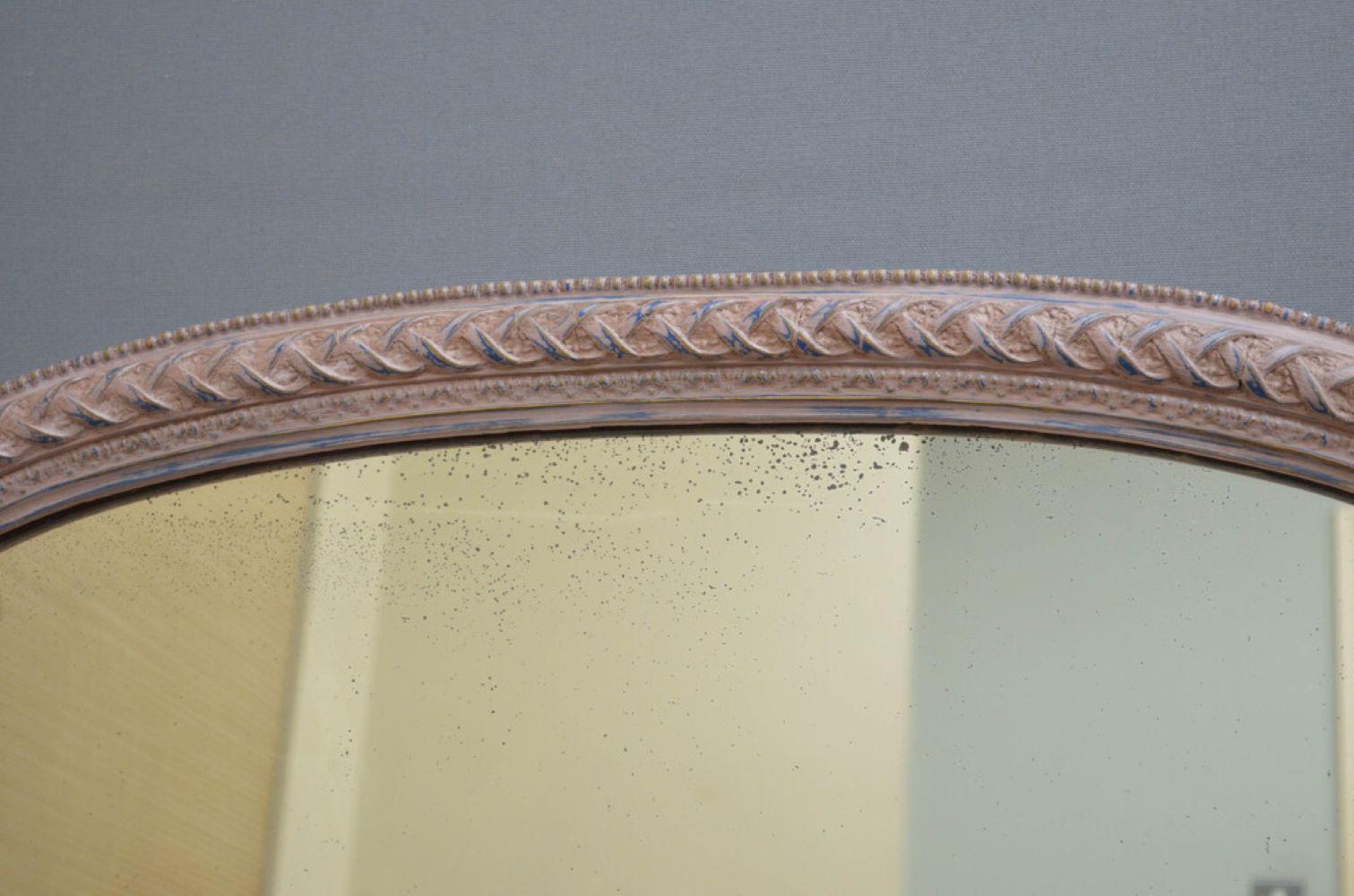 Miroir peint de la fin du 19e siècle Bon état - En vente à Whaley Bridge, GB