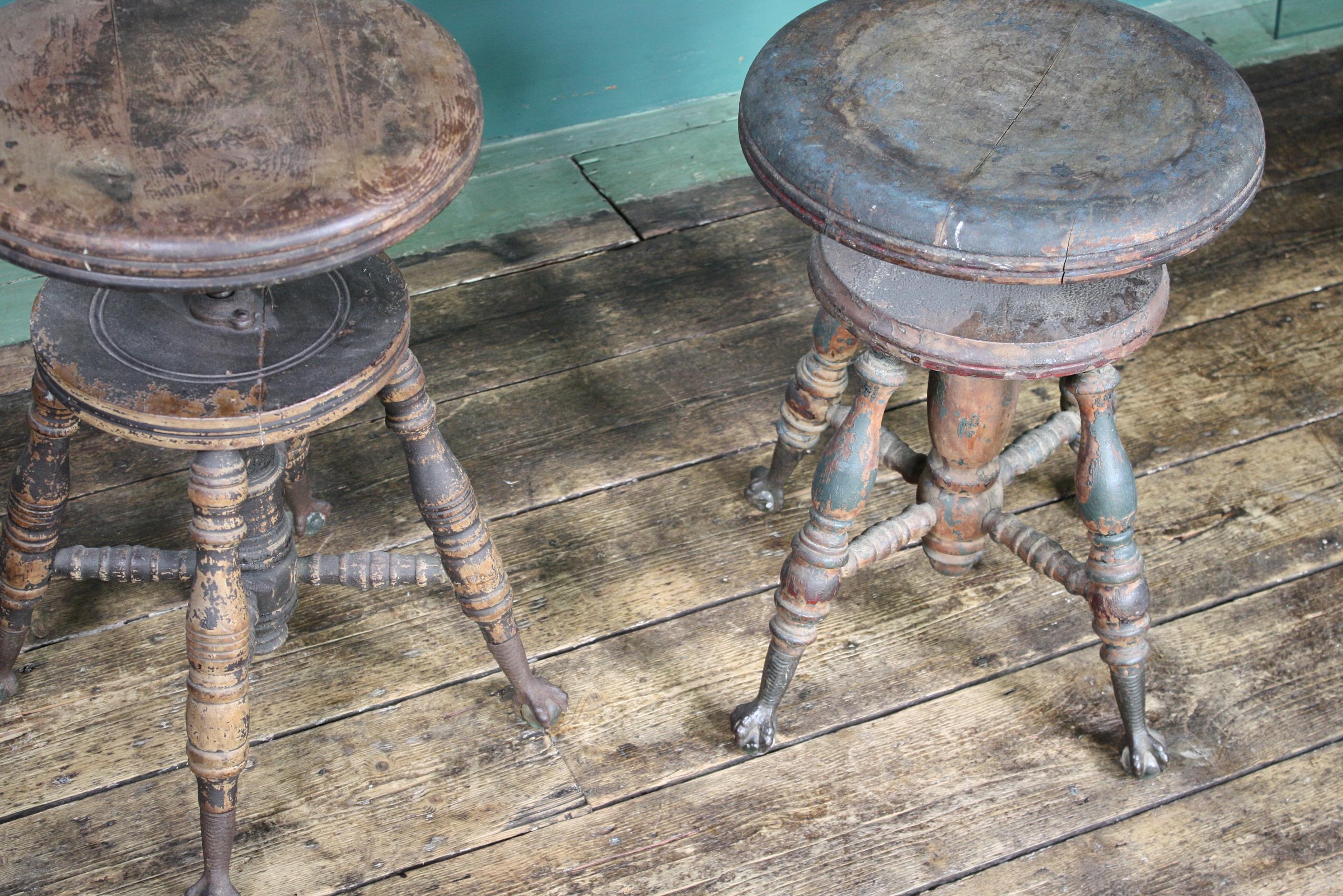 Late 19th Century Pair of Charles Parker & Co Piano Stools, Side Tables 8