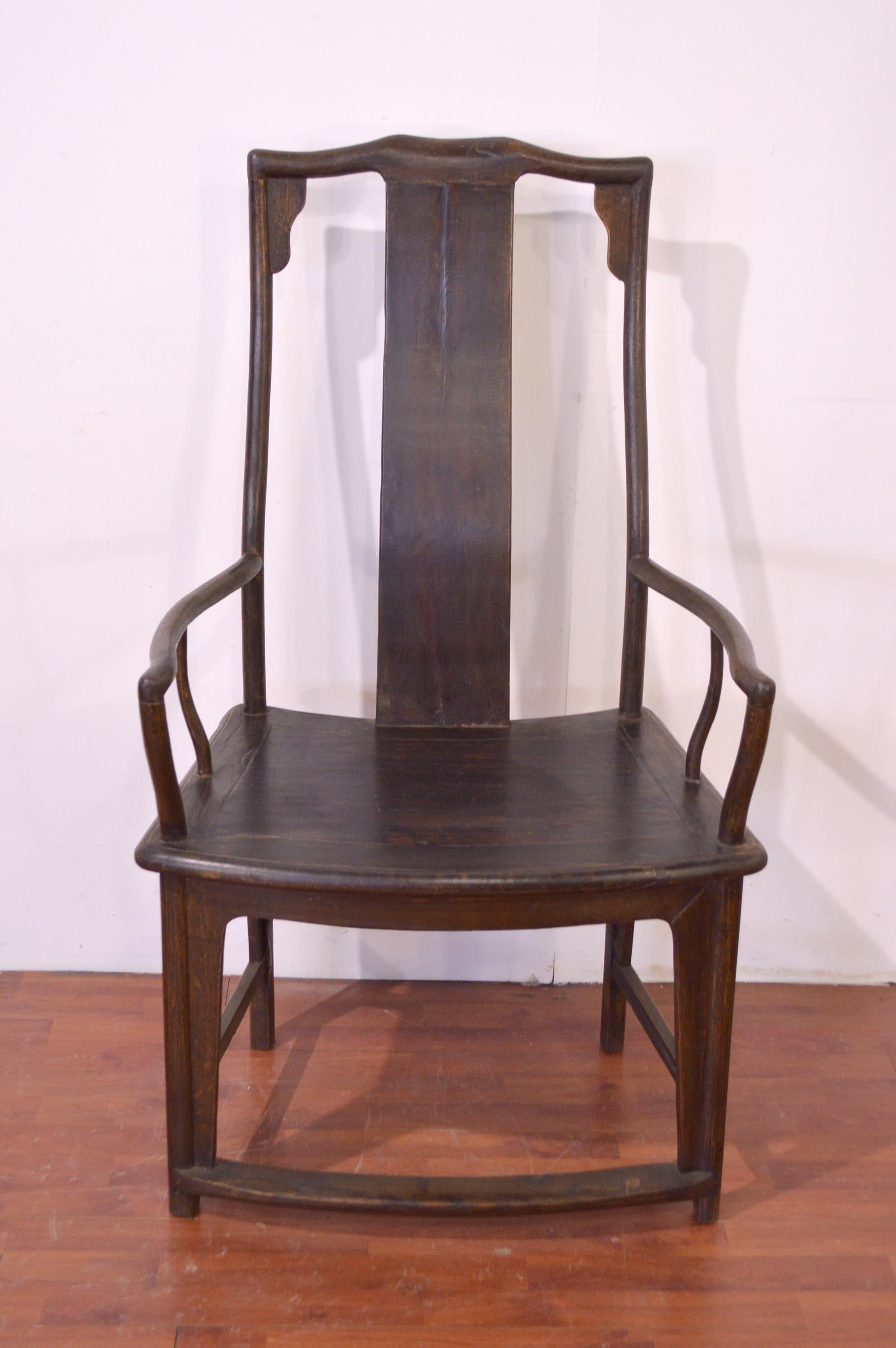 Ming Late 19th Century Pair of Chinese Chairs For Sale