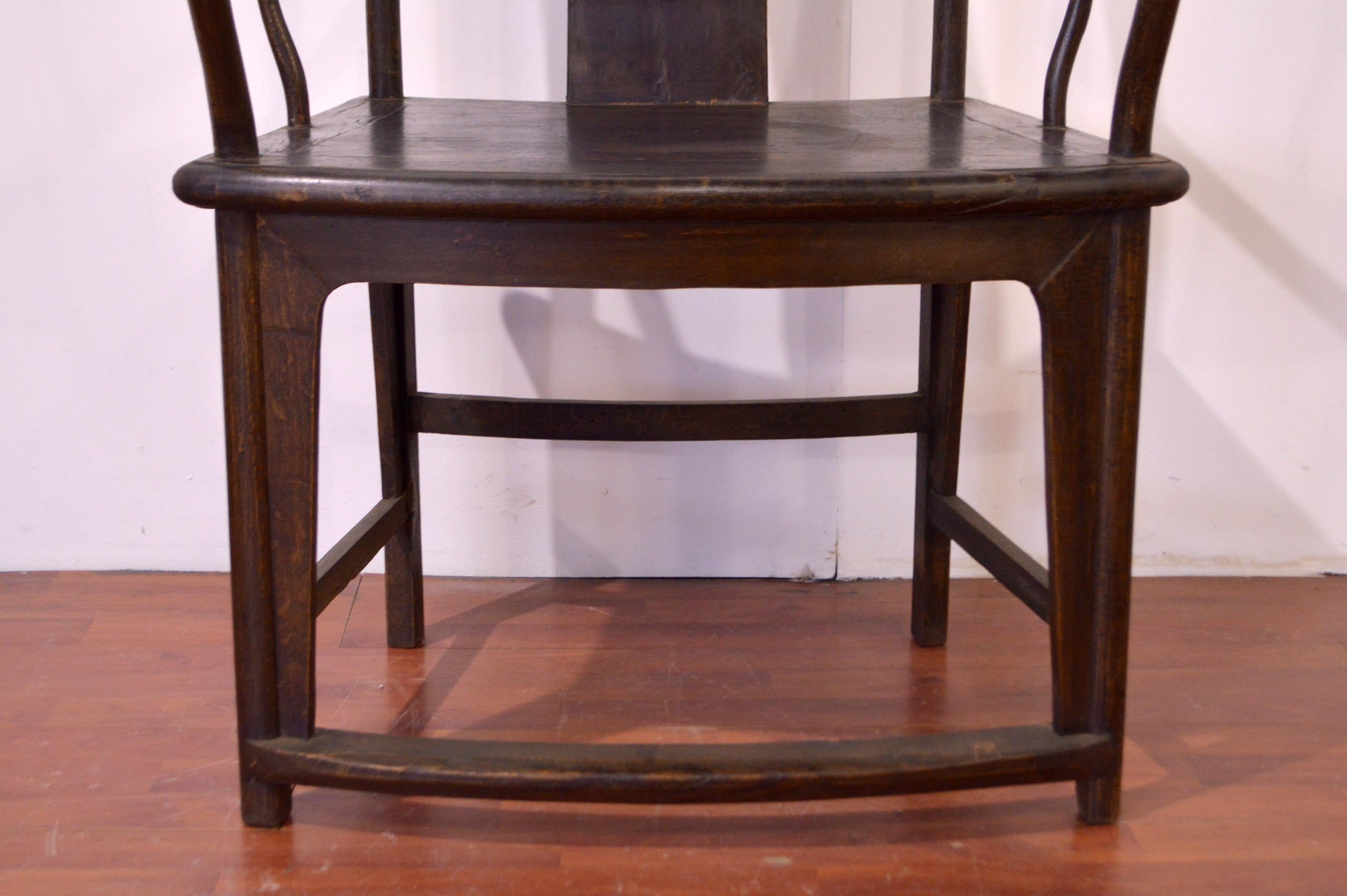 Late 19th Century Pair of Chinese Chairs For Sale 1