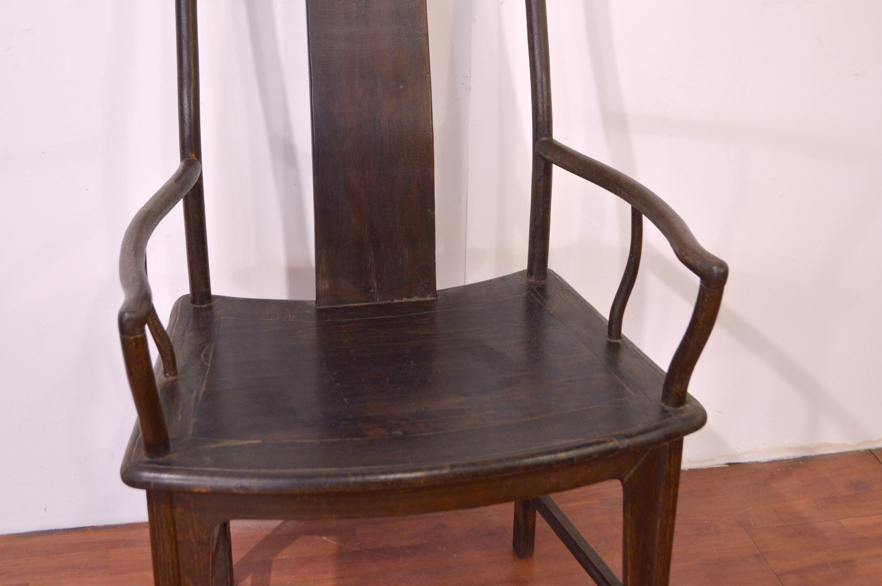 Late 19th Century Pair of Chinese Chairs For Sale 2