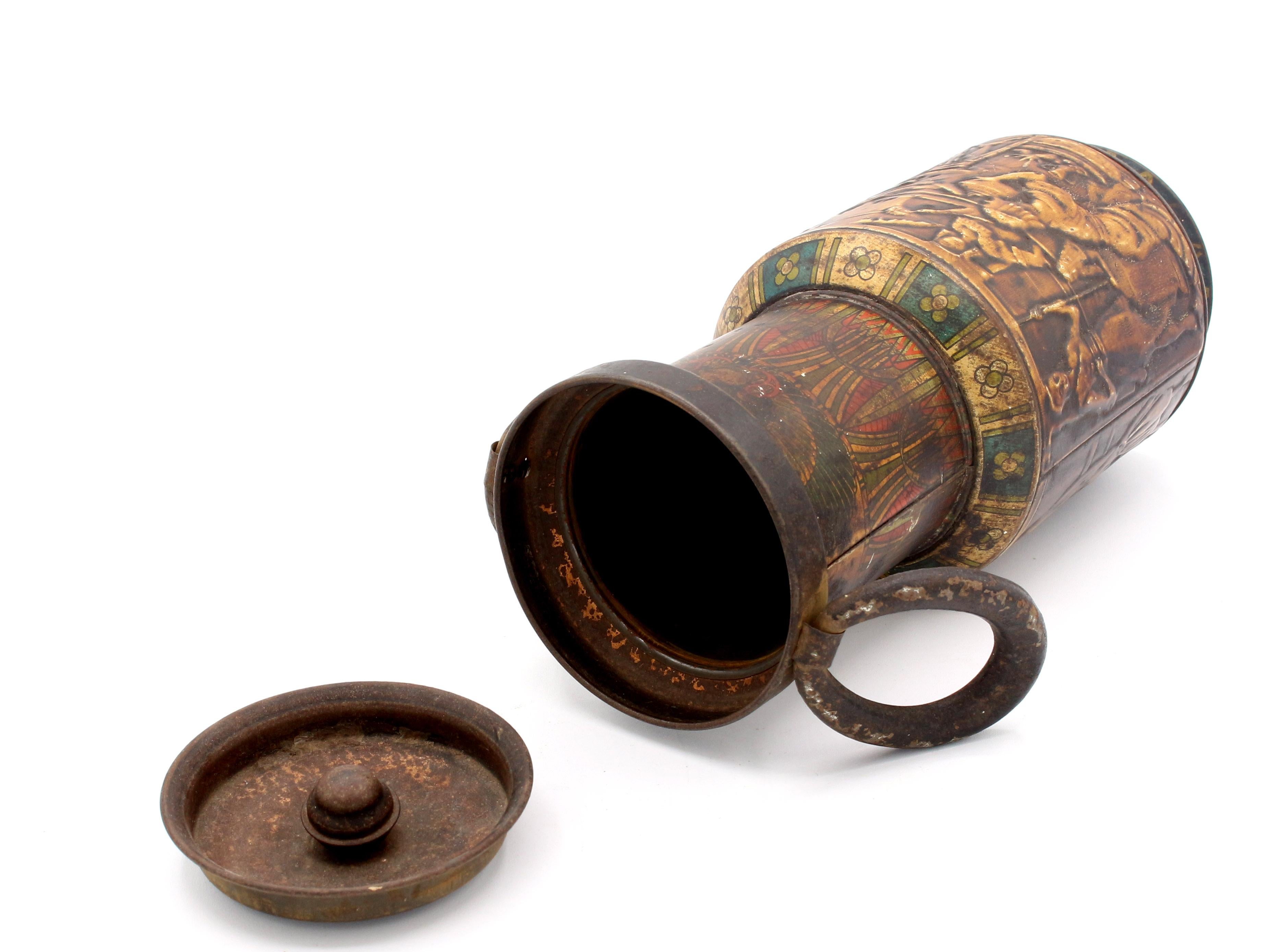 Paire d'urnes canopes de style Revive égyptien de la fin du 19e siècle en vente 1