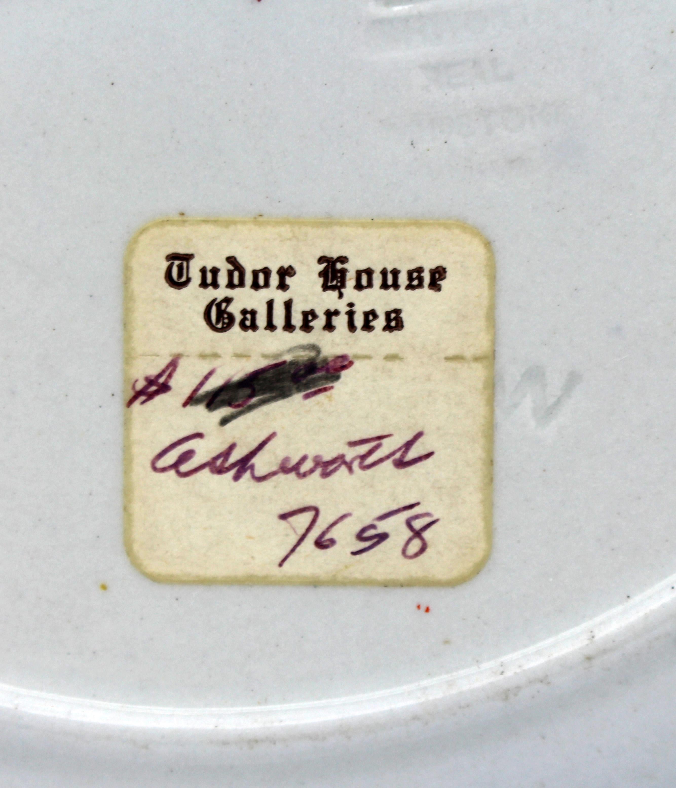 Pareja de Platos de Ironstone de los Hermanos Ashworth de finales del siglo XIX Inglés en venta