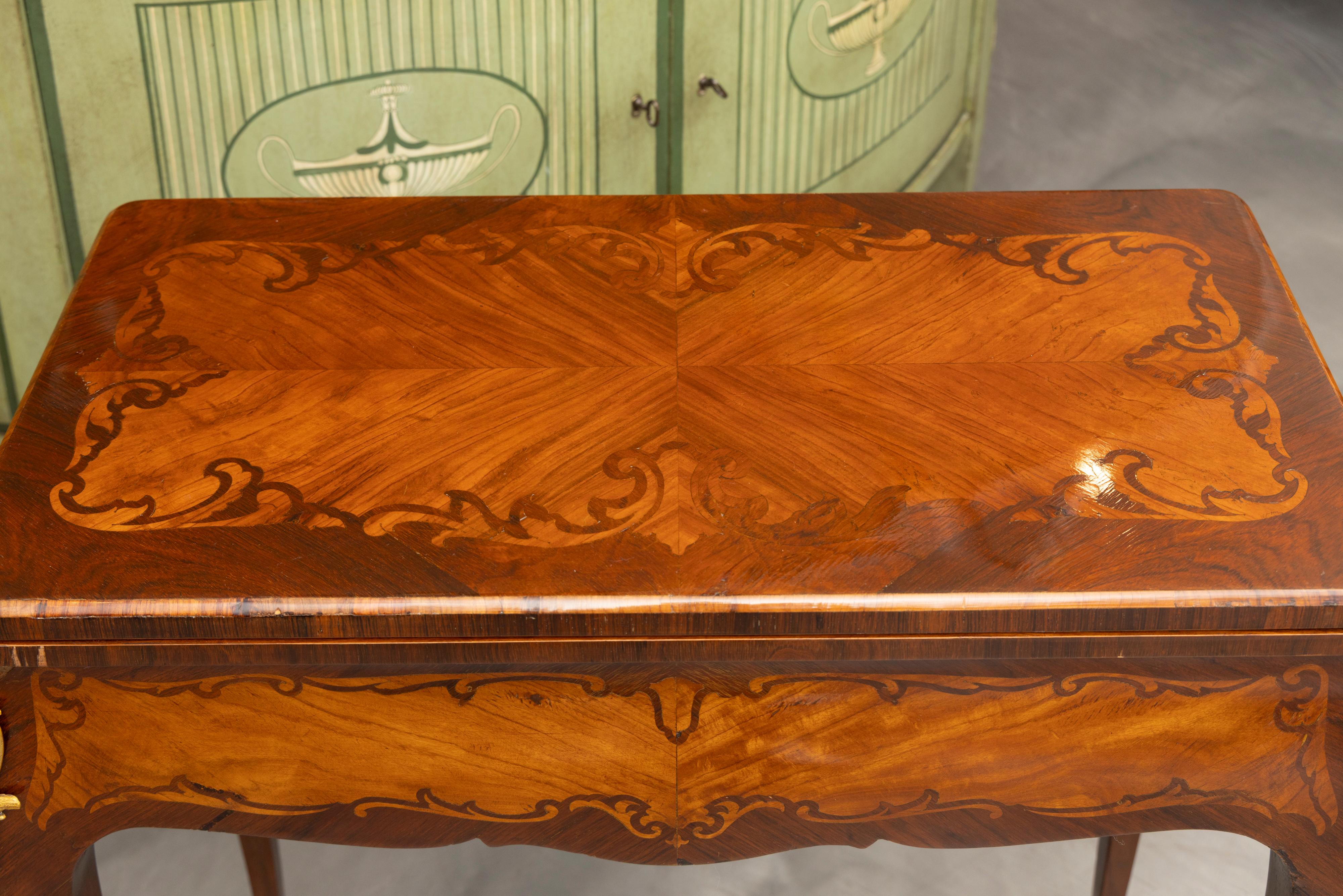 Late 19th Century Louis XV Style Game Tables, Pair available For Sale 2