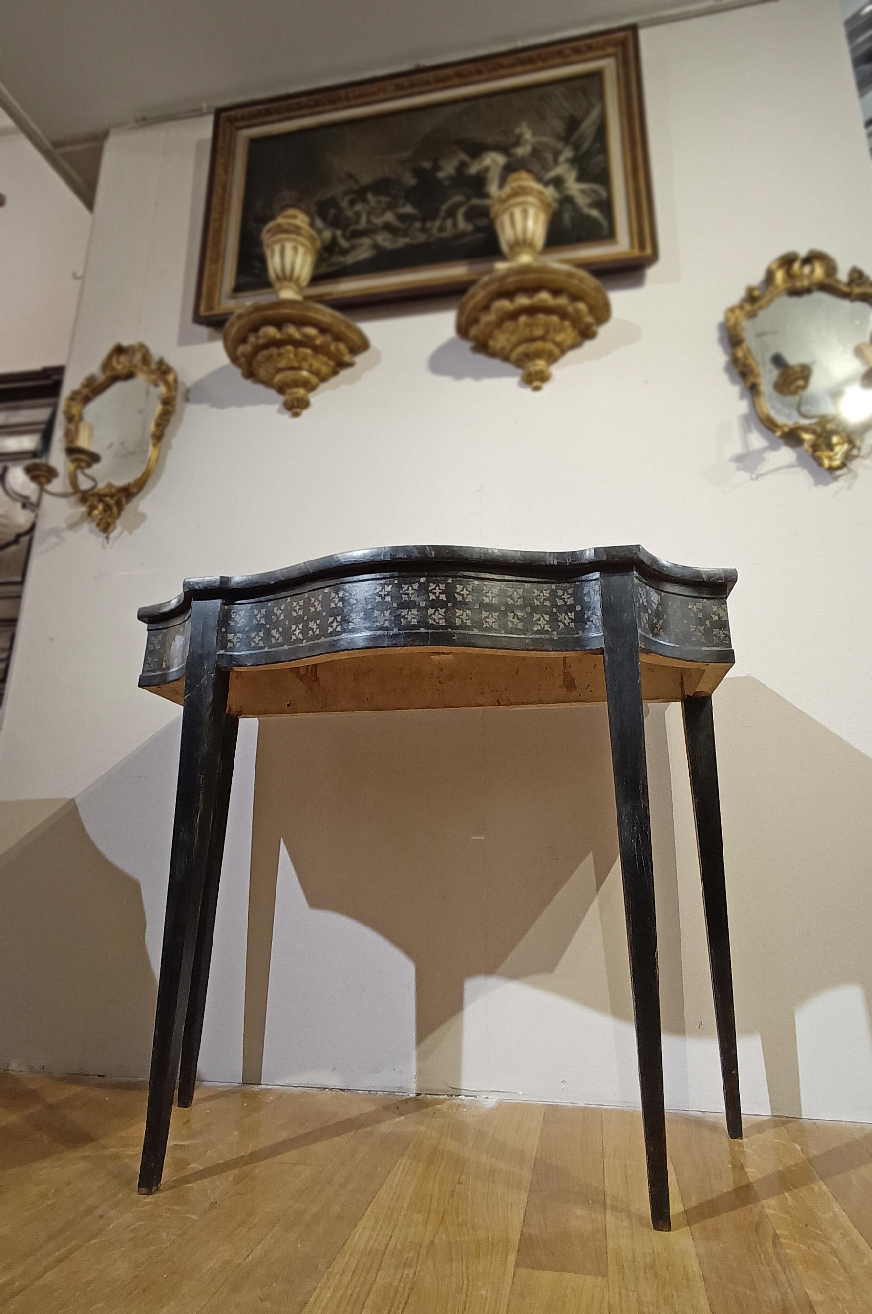 Wood LATE 19th CENTURY PAIR OF NEOCLASSICAL CONSOLLES TABLES For Sale