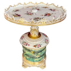 Late 19th Century Pair of Serving Platters in Paris Porcelain 