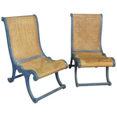 Late 19th Century Pair of Spanish Accent Chairs