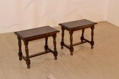 Late 19th Century Pair of Stools