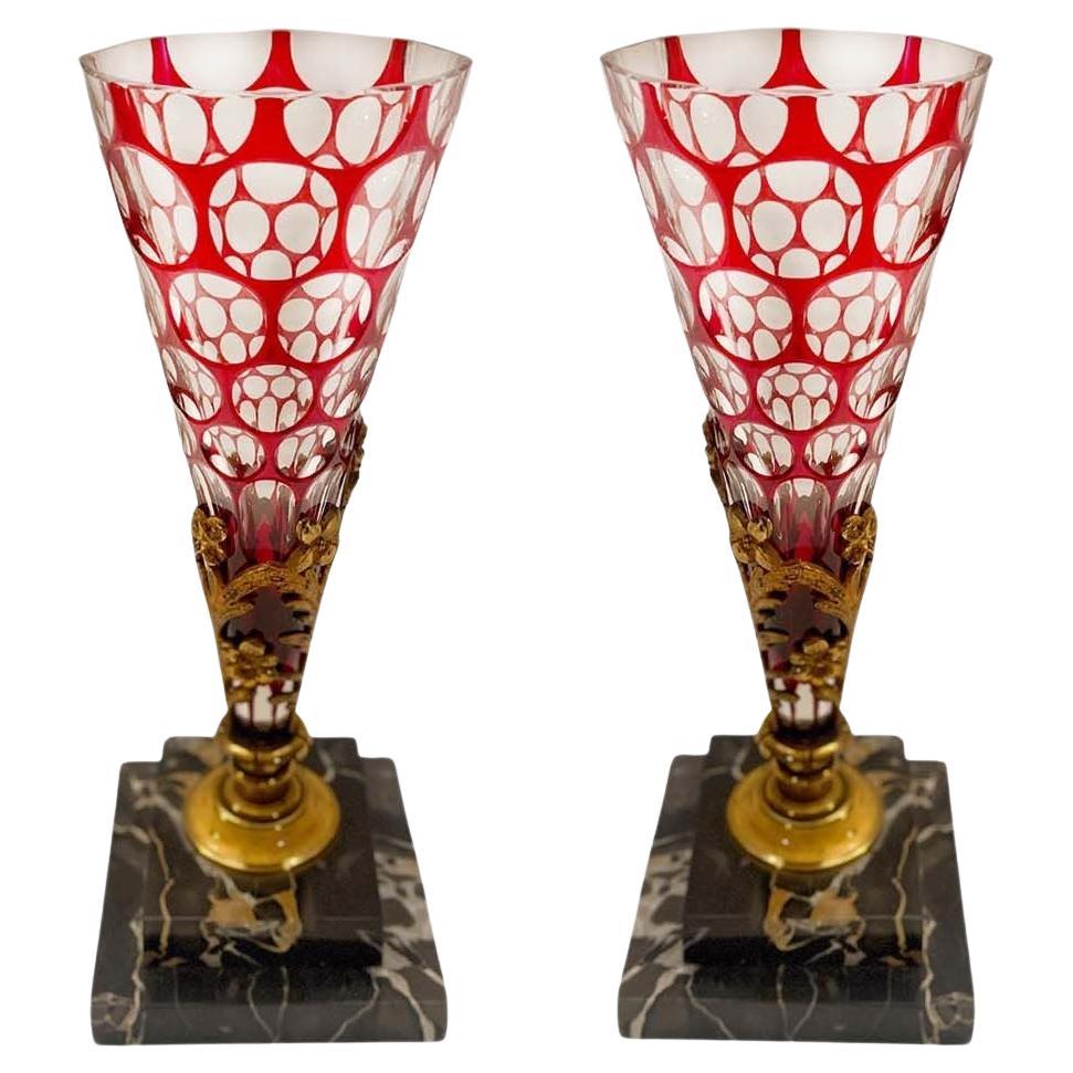 Late 19th Century Pair of Vases For Sale