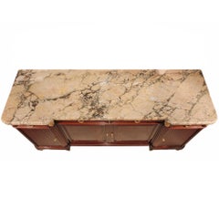 Late 19th Century Parisian Louis XVI Style Mahogany and Ormolu Mounted Buffet