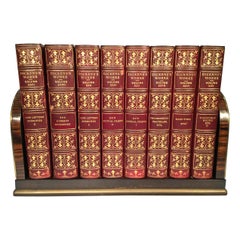 Late 19th Century Parkins & Gotto Sliding and Folding Coromandel Bookends