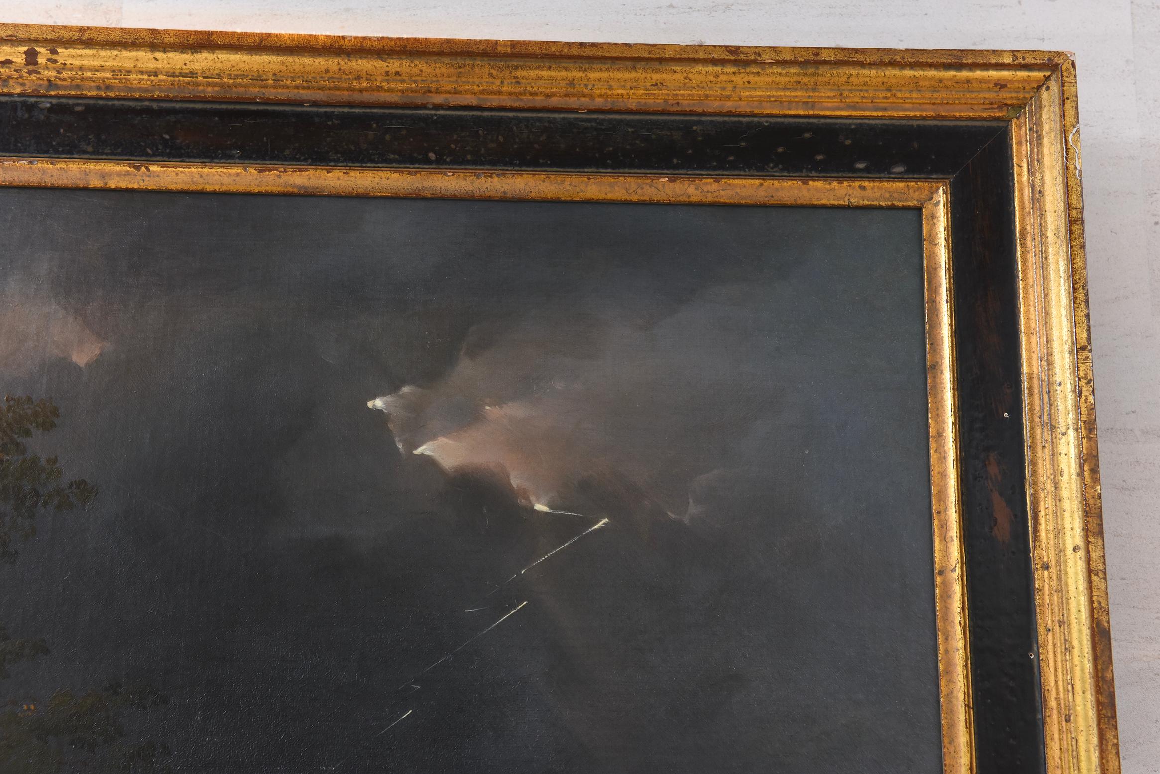 Late 19th Century Pastoral Oil Painting For Sale 4
