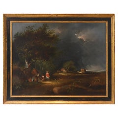 Late 19th Century Pastoral Oil Painting