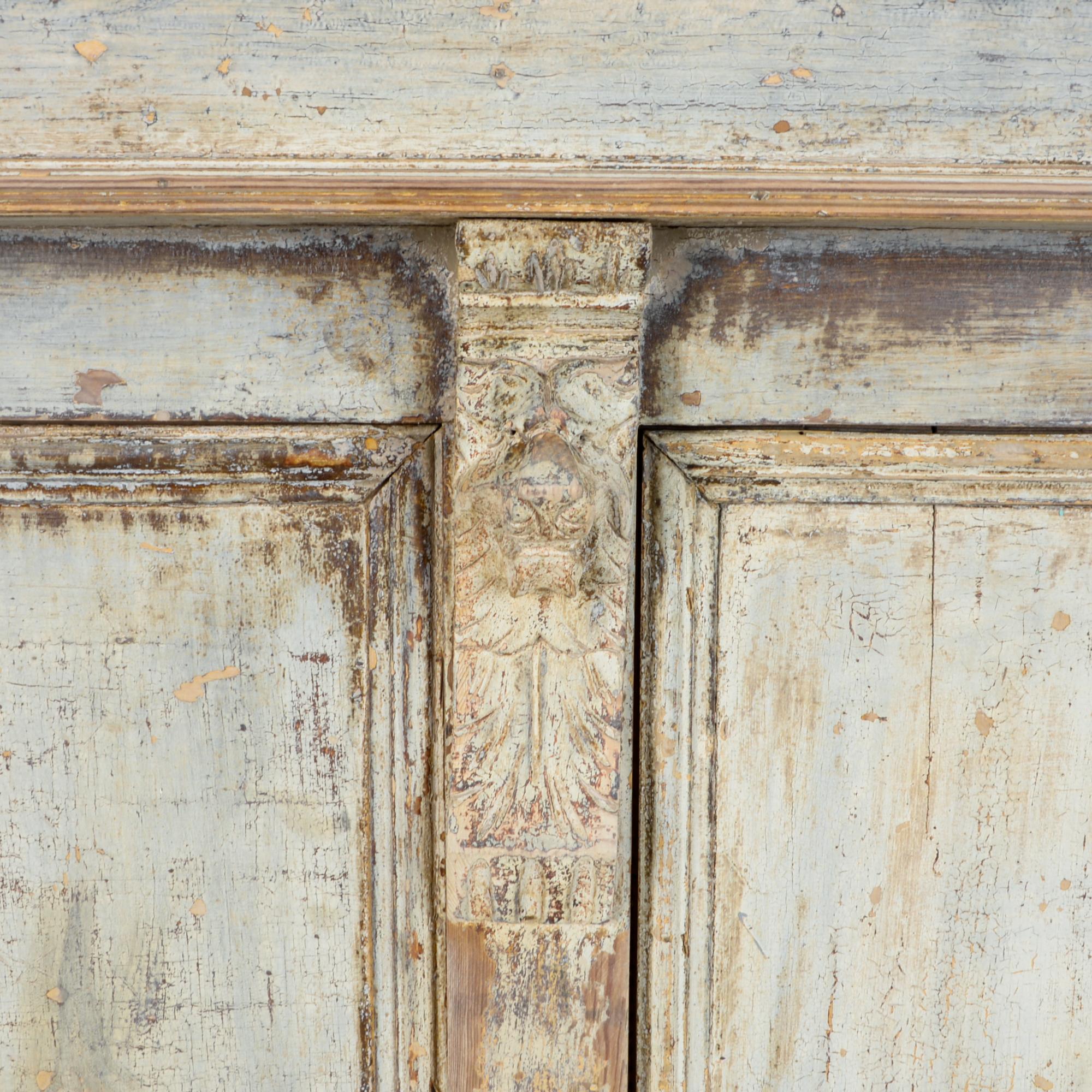 Painted Late 19th Century Patinated Store Counter