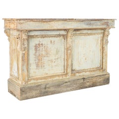 Late 19th Century Patinated Store Counter